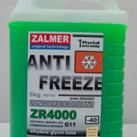 ZALMER Антифриз ZALMER ZR4000 LLC G11, зеленый 5 кг.