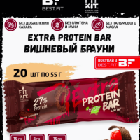 FIT KIT EXTRA Protein BAR, 20 шт х 55 г