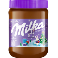 Паста ореховая MILKA С добавлением какао, 350г, Бельгия, 350 г