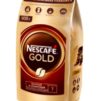 Кофе растворимый NESCAFE Gold натуральный сублимированный, 900г, Россия, 900 г