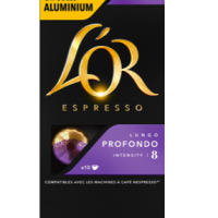 Кофе молотый в капсулах L'OR Espresso Lungo Profondo натуральный жареный, 10кап, Франция, 10 кап