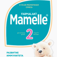 Mamelle Сухая молочная смесь Mamelle 2 с 6 до 12 мес, 350 гр ,2 шт